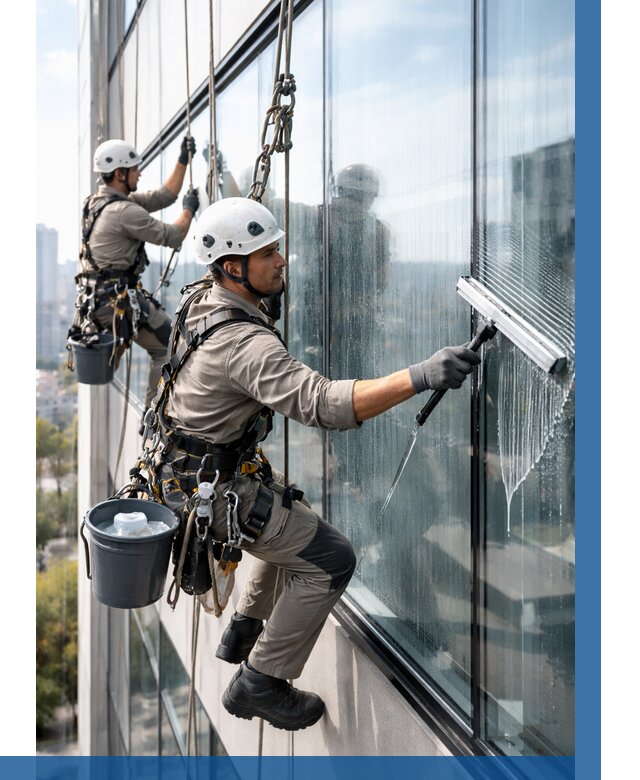 Мойка окон альпинистами в Слободской от 4637 р. | ВЫСОТНИК-Слб