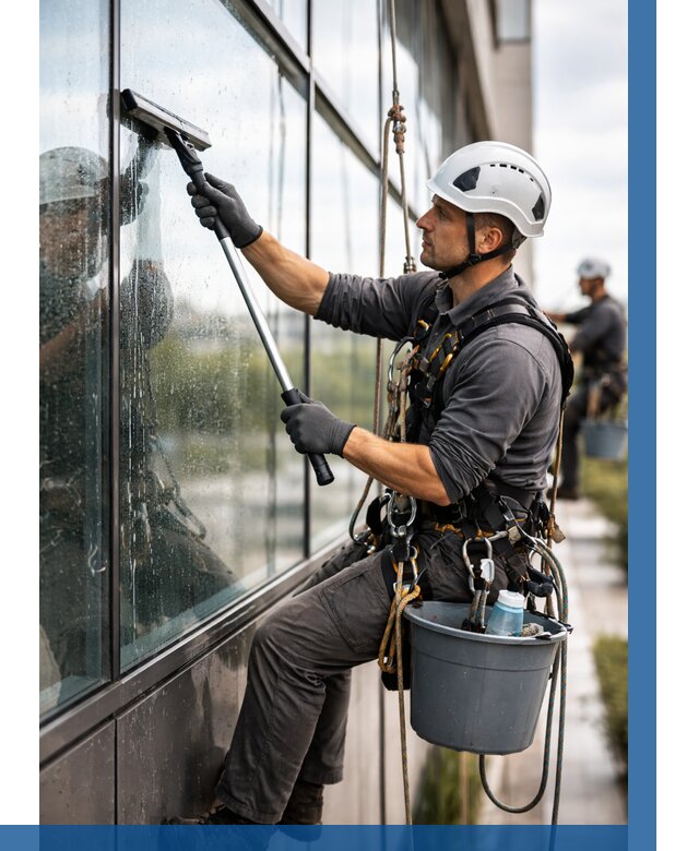 Мойка стеклянных фасадов в Слободской от 206 р. | ВЫСОТНИК-Слб