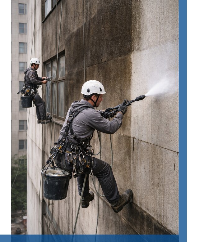 Очистка фасада от копоти в Слободской от 258 р. | ВЫСОТНИК-Слб