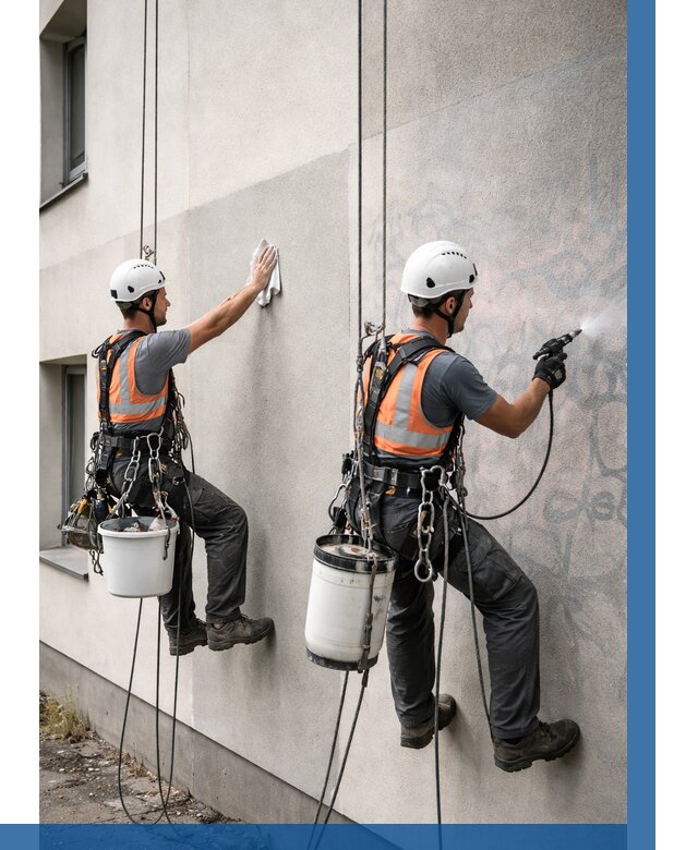 Антиграффити покрытие фасада в Слободской от 618 р. | ВЫСОТНИК-Слб