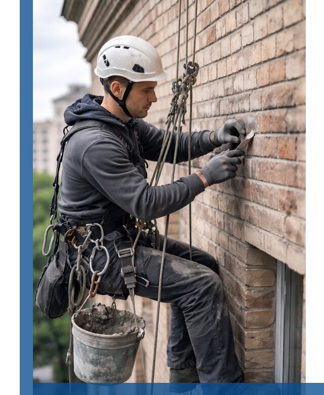 Качественный ремонт кирпичной кладки фасада в Слободской с гарантией