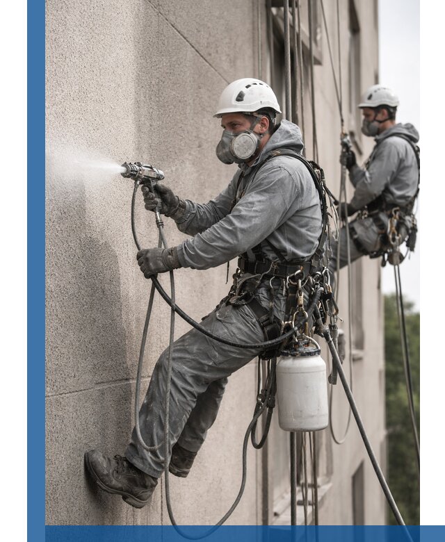 Безвоздушная покраска фасадов зданий в Слободской профессионально