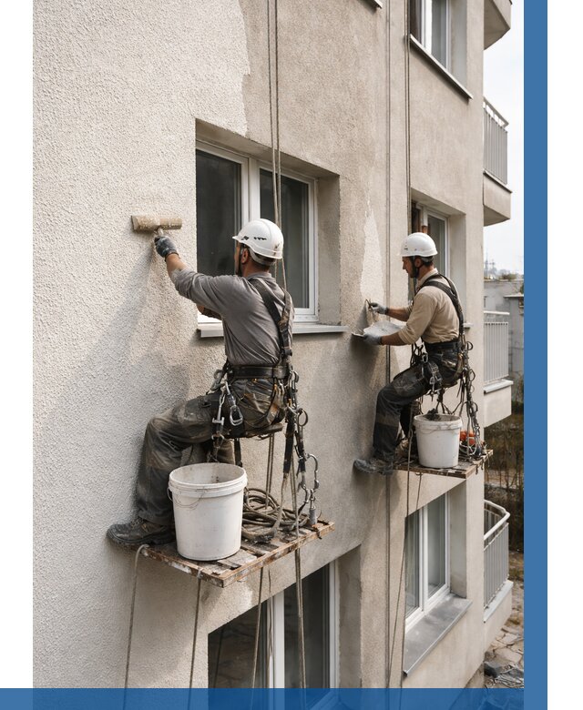 Нанесение короеда на фасад в Слободской от 464 р. | ВЫСОТНИК-Слб