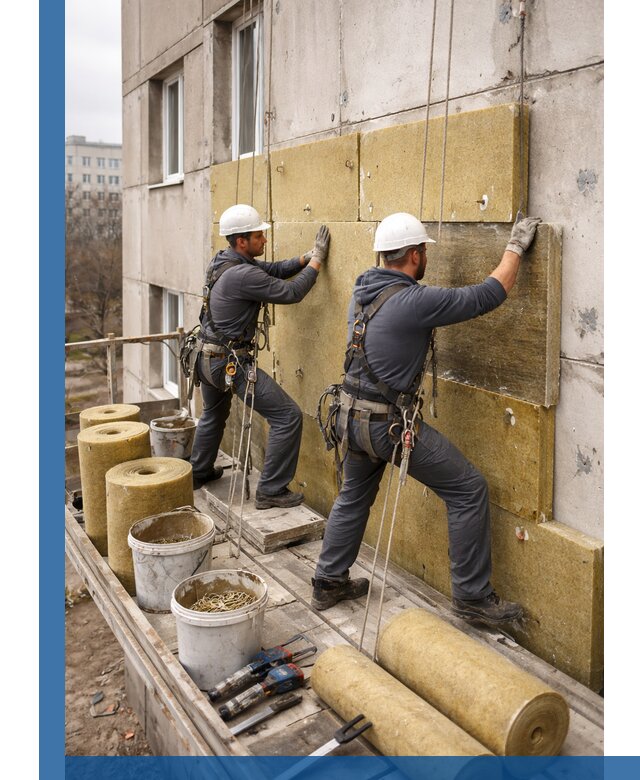 Утепление фасада минватой в Слободской под ключ с гарантией