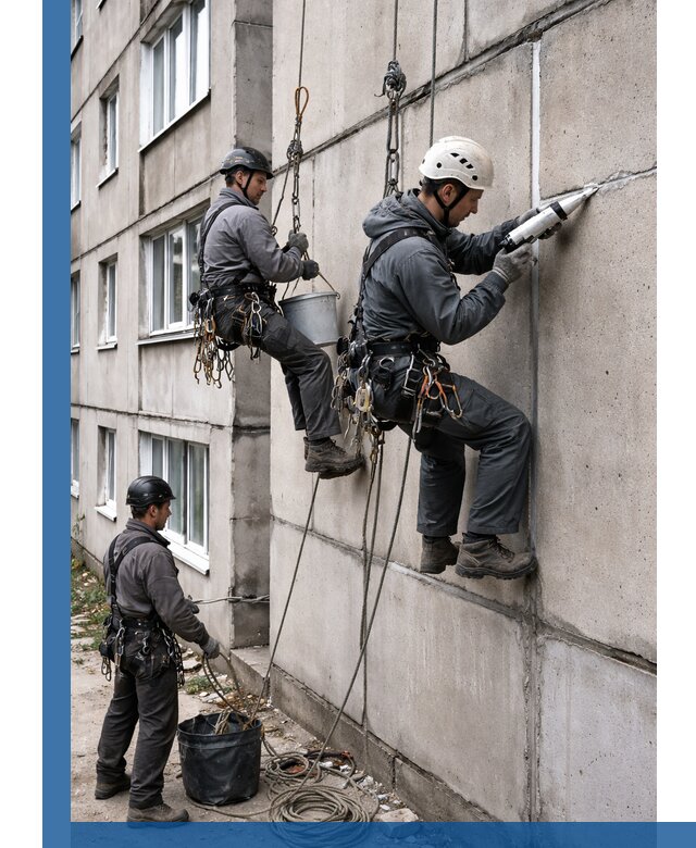 Герметизация межпанельных швов в Слободской с гарантией герметичности