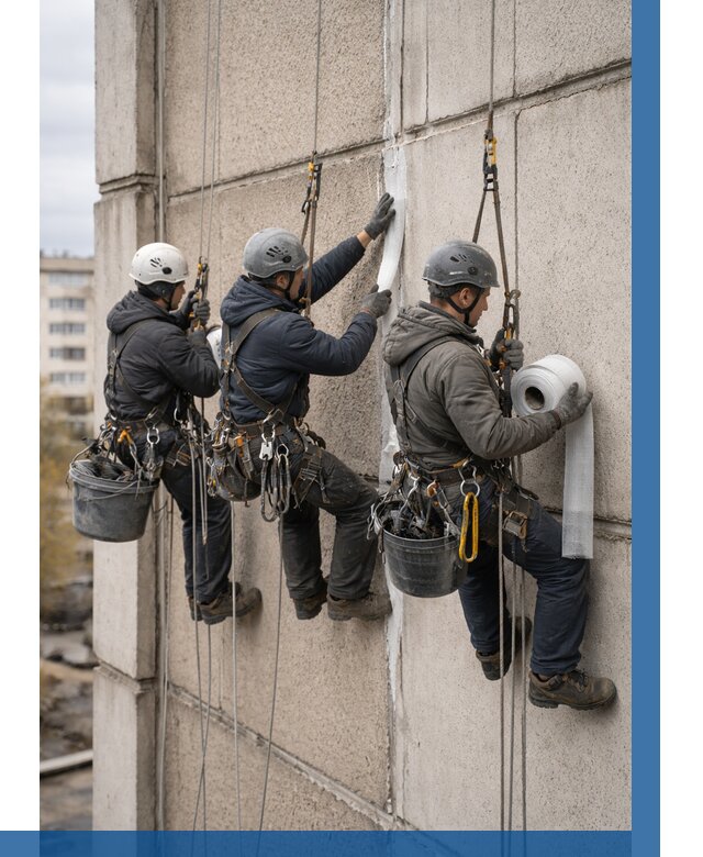 Ремонт межпанельных швов в Слободской от 773 р. | ВЫСОТНИК-Слб