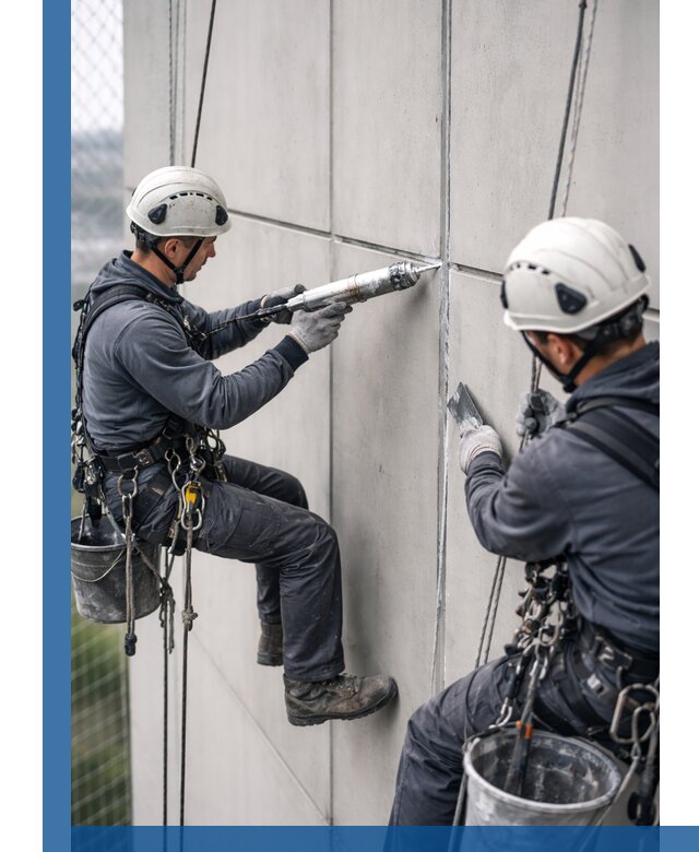 Первичная герметизация швов фасадов и кровель в Слободской