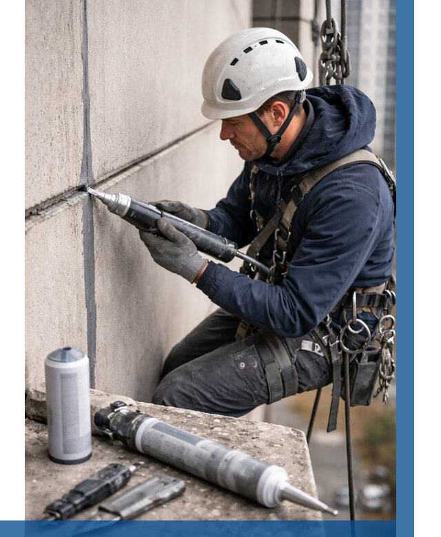 Вторичная герметизация швов в Слободской от 464 р. | ВЫСОТНИК-Слб