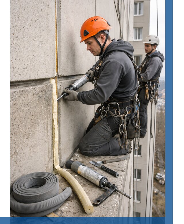 Теплый шов межпанельные швы в Слободской от 721 р. | ВЫСОТНИК-Слб