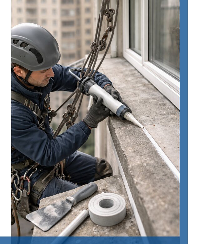 Герметизация балконного козырька в Слободской от 4637 р. | ВЫСОТНИК-Слб