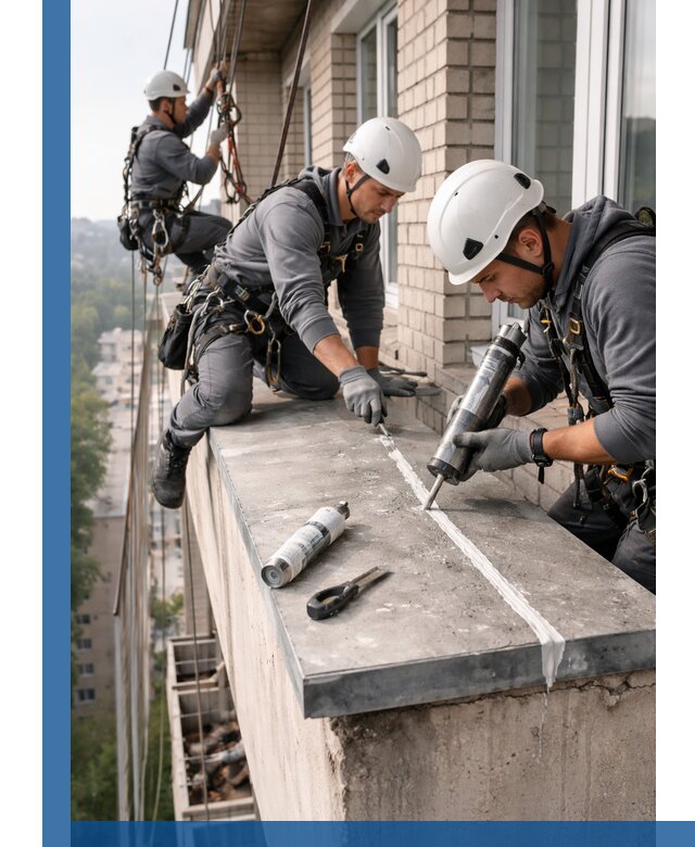 Герметизация балконного козырька в Слободской профессионально