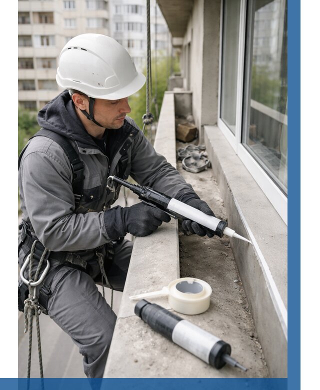 Герметизация швов лоджии в Слободской от 4637 р. | ВЫСОТНИК-Слб