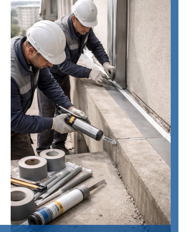 Герметизация примыкания балкона в Слободской от 4637 р. | ВЫСОТНИК-Слб