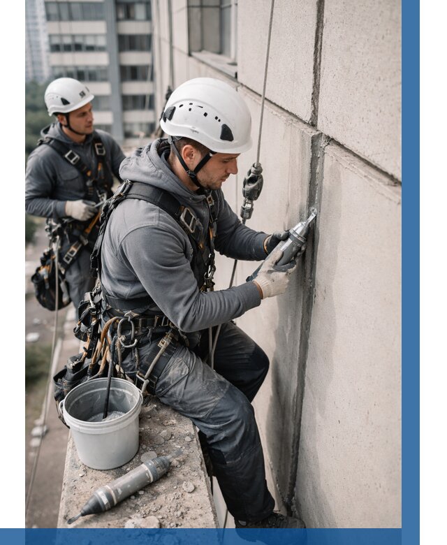 Ремонт деформационных швов здания в Слободской от 1031 р. | ВЫСОТНИК-Слб