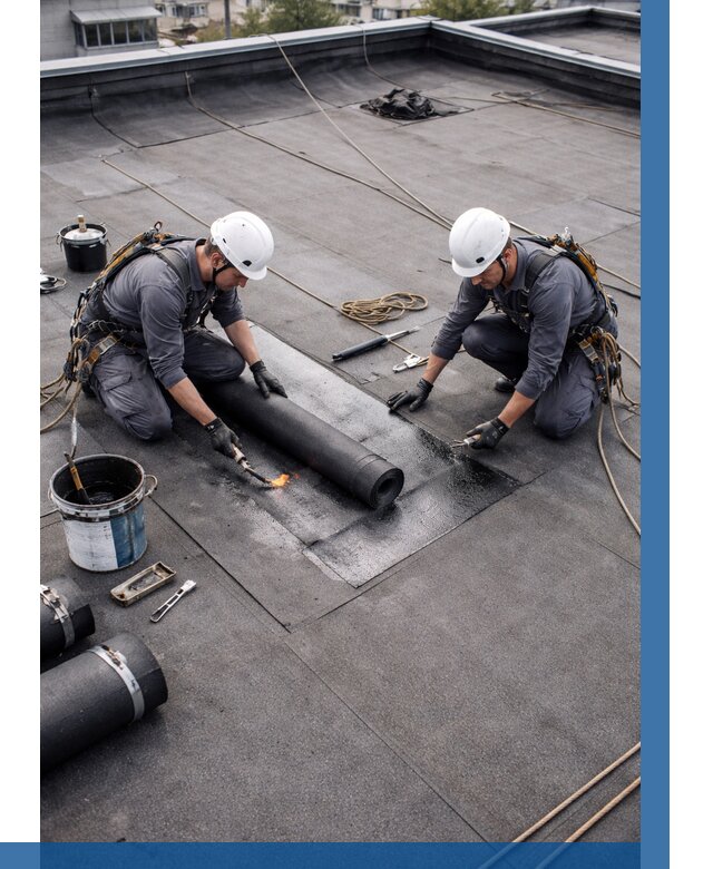 Ремонт мягкой кровли под ключ в Слободской от 721 р. | ВЫСОТНИК-Слб