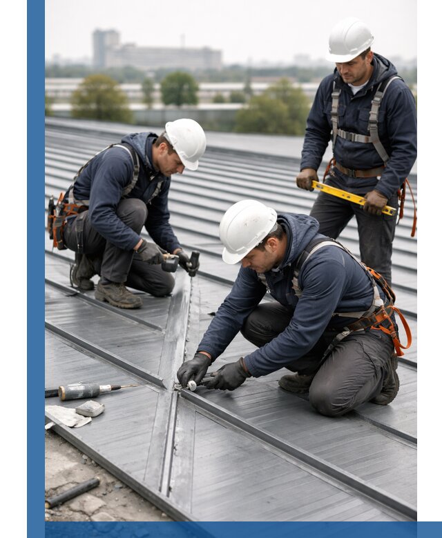 Ремонт фальцевой кровли в Слободской срочно и качественно