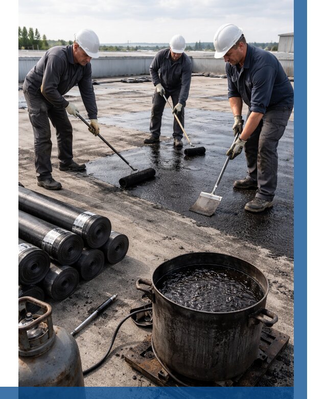 Гидроизоляция кровли мастикой в Слободской от 618 р. | ВЫСОТНИК-Слб