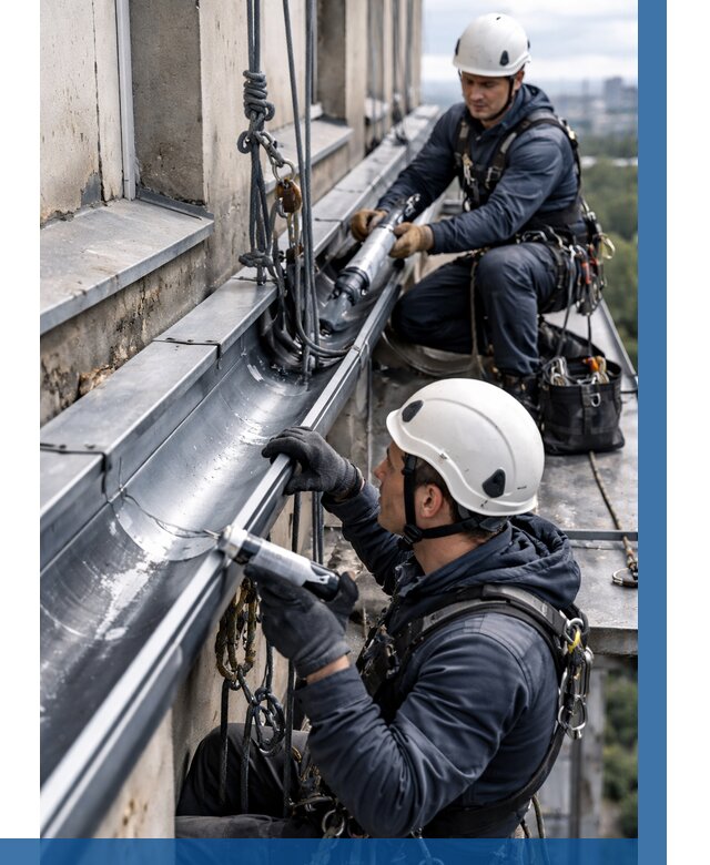 Ремонт водосточных желобов в Слободской от 6698 р. | ВЫСОТНИК-Слб