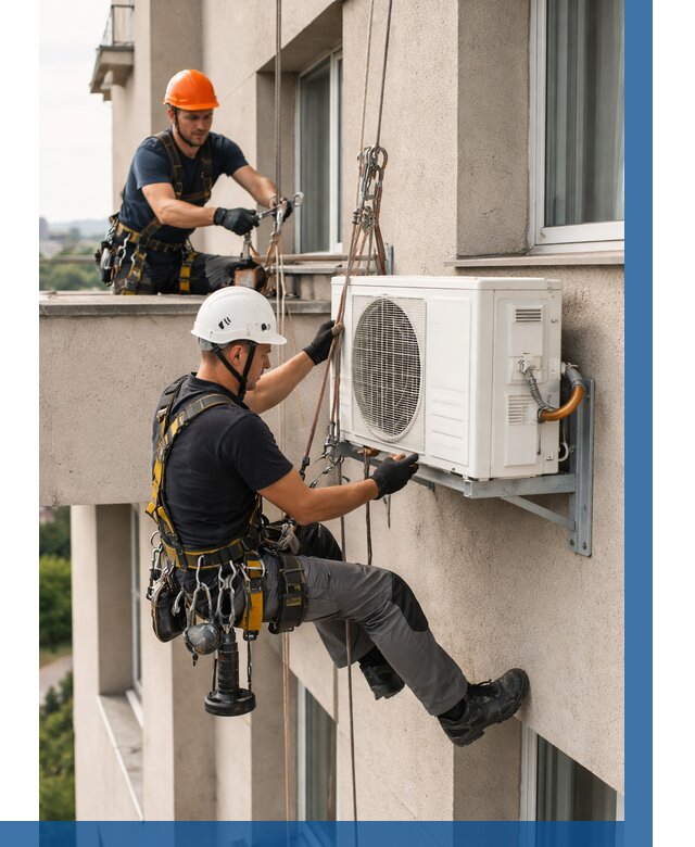 Монтаж внешнего блока кондиционера в Слободской от 6698 р. | ВЫСОТНИК-Слб