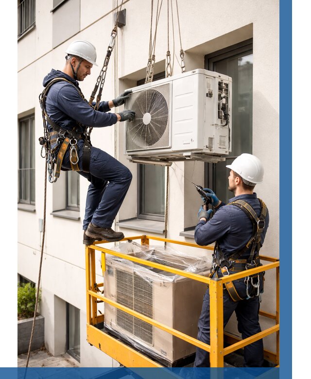 Демонтаж внешнего блока кондиционера в Слободской от 3607 р. | ВЫСОТНИК-Слб