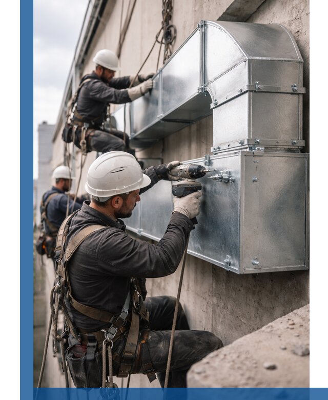 Профессиональный монтаж вентиляционных коробов в Слободской под ключ