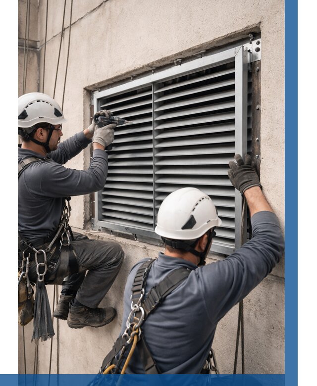 Монтаж вентиляционных решеток в Слободской от 4637 р. | ВЫСОТНИК-Слб