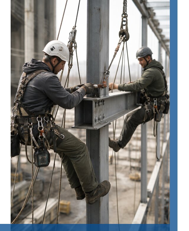 Монтаж металлоконструкций на высоте в Слободской от 3607 р. | ВЫСОТНИК-Слб