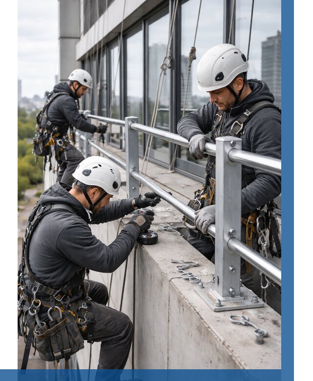Монтаж ограждений на высоте в Слободской, от 1237 р. | ВЫСОТНИК-Слб