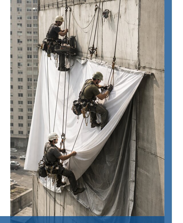 Замена баннерного полотна в Слободской от 6698 р. | ВЫСОТНИК-Слб—заказать