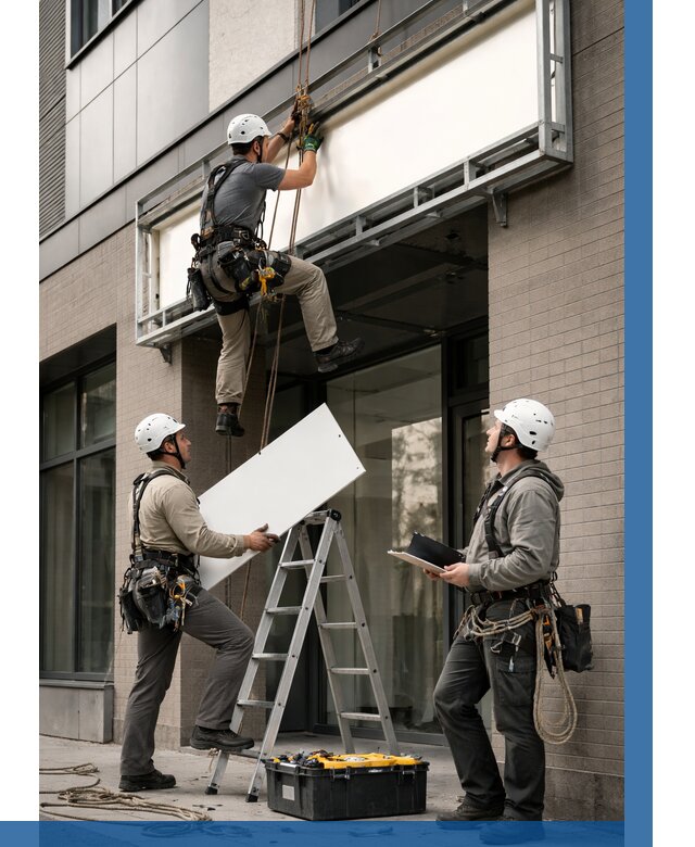 Монтаж светового короба в Слободской от 6698 р. | ВЫСОТНИК-Слб