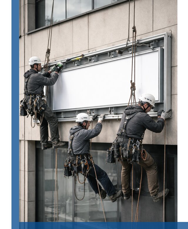 Профессиональный монтаж светового короба под ключ в Слободской