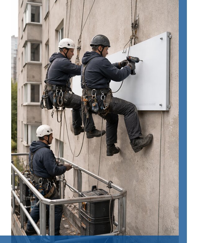 Монтаж табличек и указателей в Слободской от 3607 р. | ВЫСОТНИК-Слб