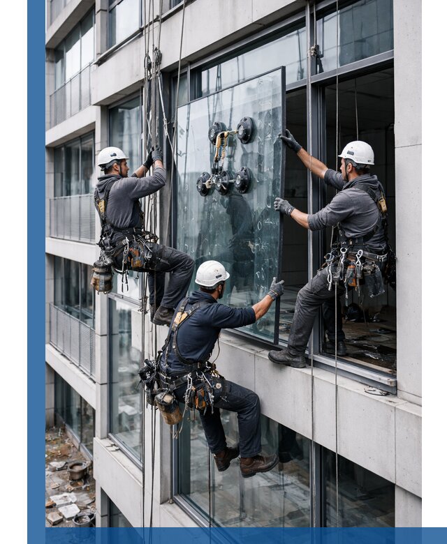 Фасадное остекление и монтаж витражей зданий в Слободской под ключ