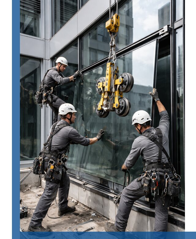 Структурное остекление фасадов в Слободской монтаж и обслуживание