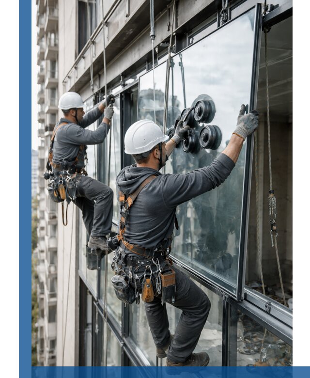 Витражное остекление фасадов и лоджий в Слободской под ключ