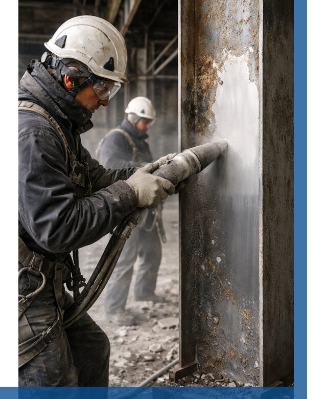 Удаление старой краски с металла в Слободской от 464 р. | ВЫСОТНИК-Слб