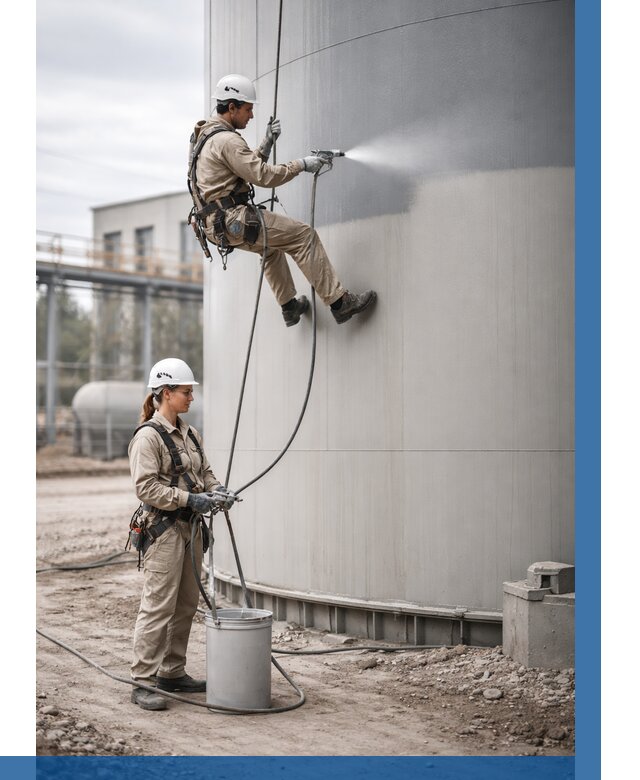 Покраска резервуаров в Слободской от 1237 р. | ВЫСОТНИК-Слб — заказать