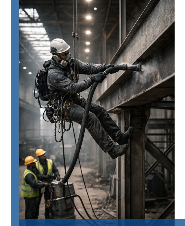 Обеспыливание конструкций в цехах промышленного производства в Слободской