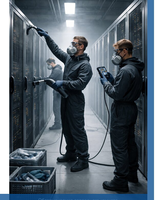 Обеспыливание серверной комнаты в Слободской от 4637 р. | ВЫСОТНИК-Слб