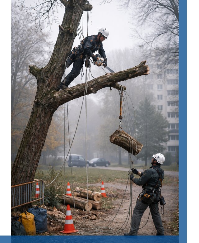 Удаление аварийных деревьев в Слободской от 15458 р. | ВЫСОТНИК-Слб