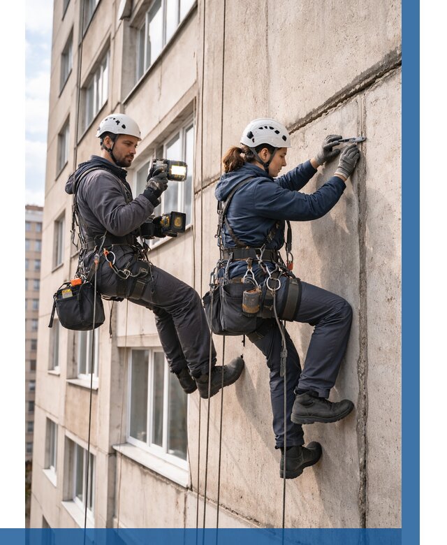 Обследование межпанельных швов в Слободской от 1855 р. | ВЫСОТНИК-Слб