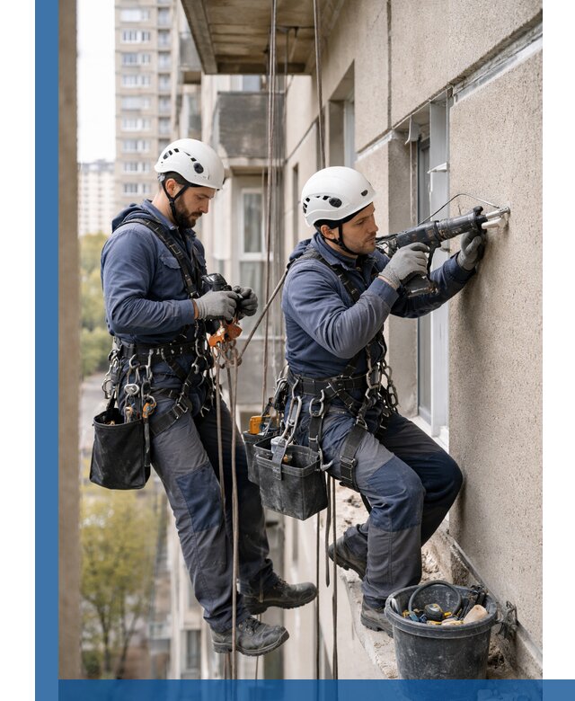 Промышленные альпинисты высотные работы и монтаж в Слободской